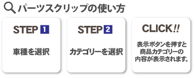 パーツスクリップ - アメ車のメンテナンスパーツ・消耗品・定番トラブルパーツを車種から検索！ | ワールドパフォーマンスサービス